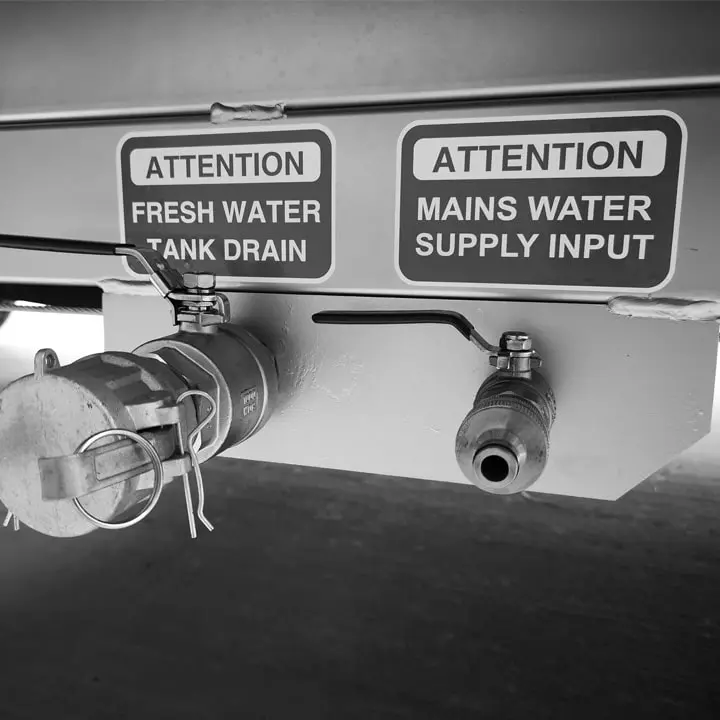 Water tanks included